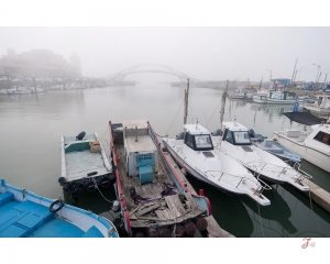 ~霧鎖永安漁港~