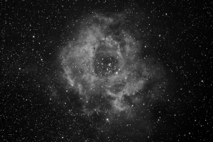 H-alpha 波段拍的玫瑰星雲