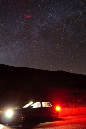 合歡、秋、銀河星空