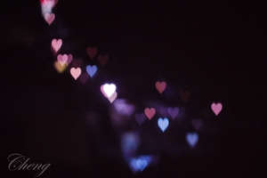 心型散景DIY  一張流