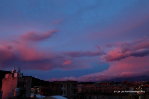 傍晚的火燒雲[dylen]