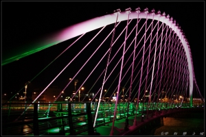 嗚嗚 台中也有一座橋 取名為 ~浪漫情人~