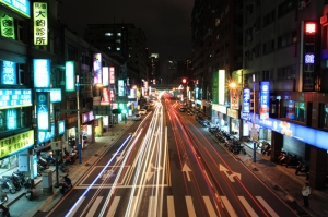初次練習夜間拍攝