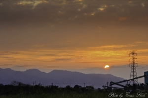 一般夕陽照~