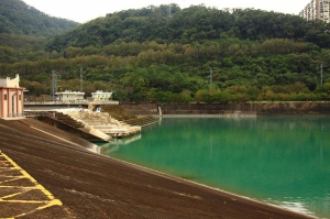 石門水庫勘景--楓葉還沒紅！