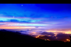 今日五指山之晨景