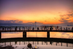 新北市五股 晨之河口釣魚台