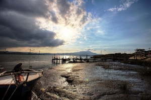 台北 社子島夕照