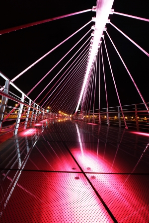 硬梆梆之---台中鐵橋夜拍~