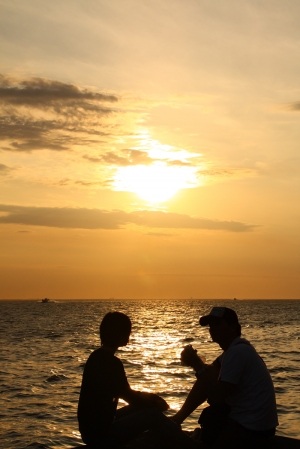 淡水夕照