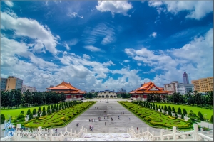 自由廣場．日落雲彩