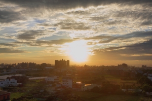 20110827_宿舍陽台拍夕陽