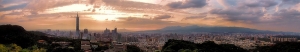 台北虎山峰賞夕陽集