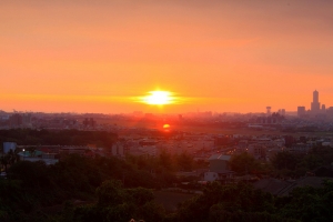 高雄大坪頂日落