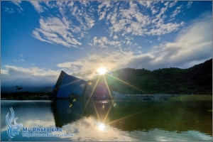 蘭陽博物館‧火燒雲‧藍幕