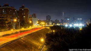 2011年中秋節拍月娘兼夜景~