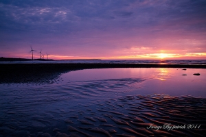 觀音海夕照