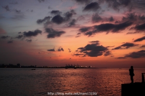 重遊第一次約會的淡水