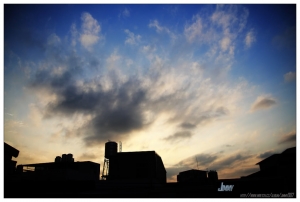 一張流—我家的夕陽