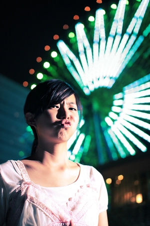 [不賴隨拍] 美麗華練燈