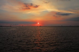 西灣夕照