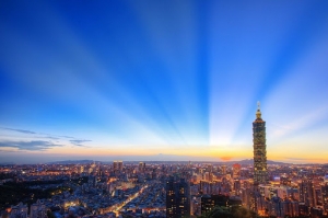 台北 101霞光