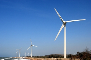 白沙屯 (藍藍的天 大大的風車)