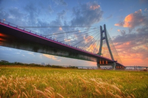 北縣三重市 今日新北橋夕景