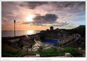 20120607 旗津貝殼館日落