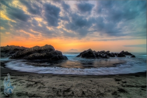 外澳．浪擺日出