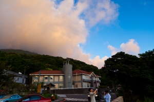 週六竹子湖的黃昏