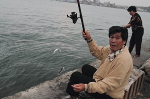 釣到魚了--一張