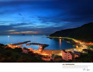 大武崙澳仔港C型灣---破曉前的寧靜+日出