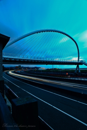 新竹 香山 豎琴橋