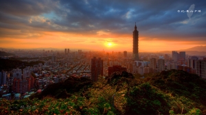 台北 - 象山夕陽 HDR  5DII+16-35LII