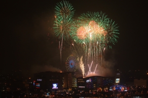 揮別2010迎接2011夢時代跨年煙火