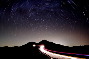 石門山第一次拍星軌