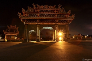 模仿夜拍竹林山觀音寺