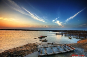 新竹 海山漁港夕色