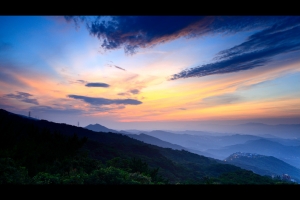 今日五指山之晨光