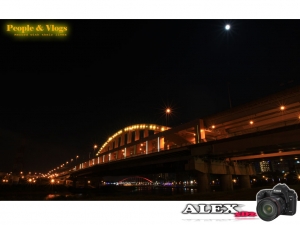 散步月圓，拍照烤肉味