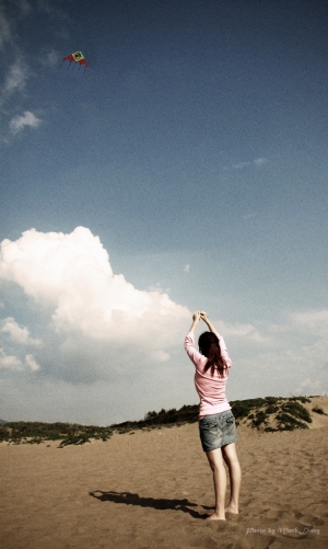 - Iris -沙崙海灘 放風箏
