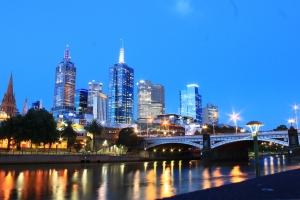 墨爾本亞拉運河~一張流