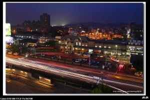 新竹火車站夜景