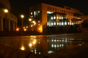 圖書館夜景
