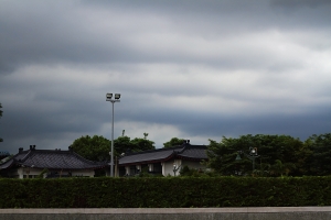 下雨過後的傍晚