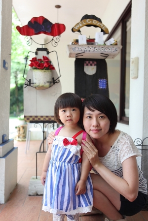 20120728彭大妞遊台中新社桃李河畔