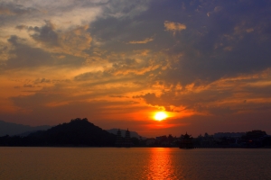 高雄美景_左營蓮池潭日落