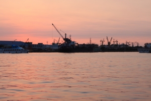 夕照一張流