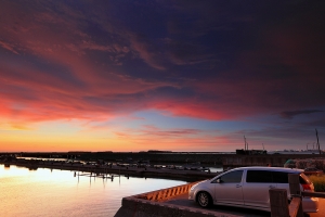 2011/07/26 台西五條港夕景